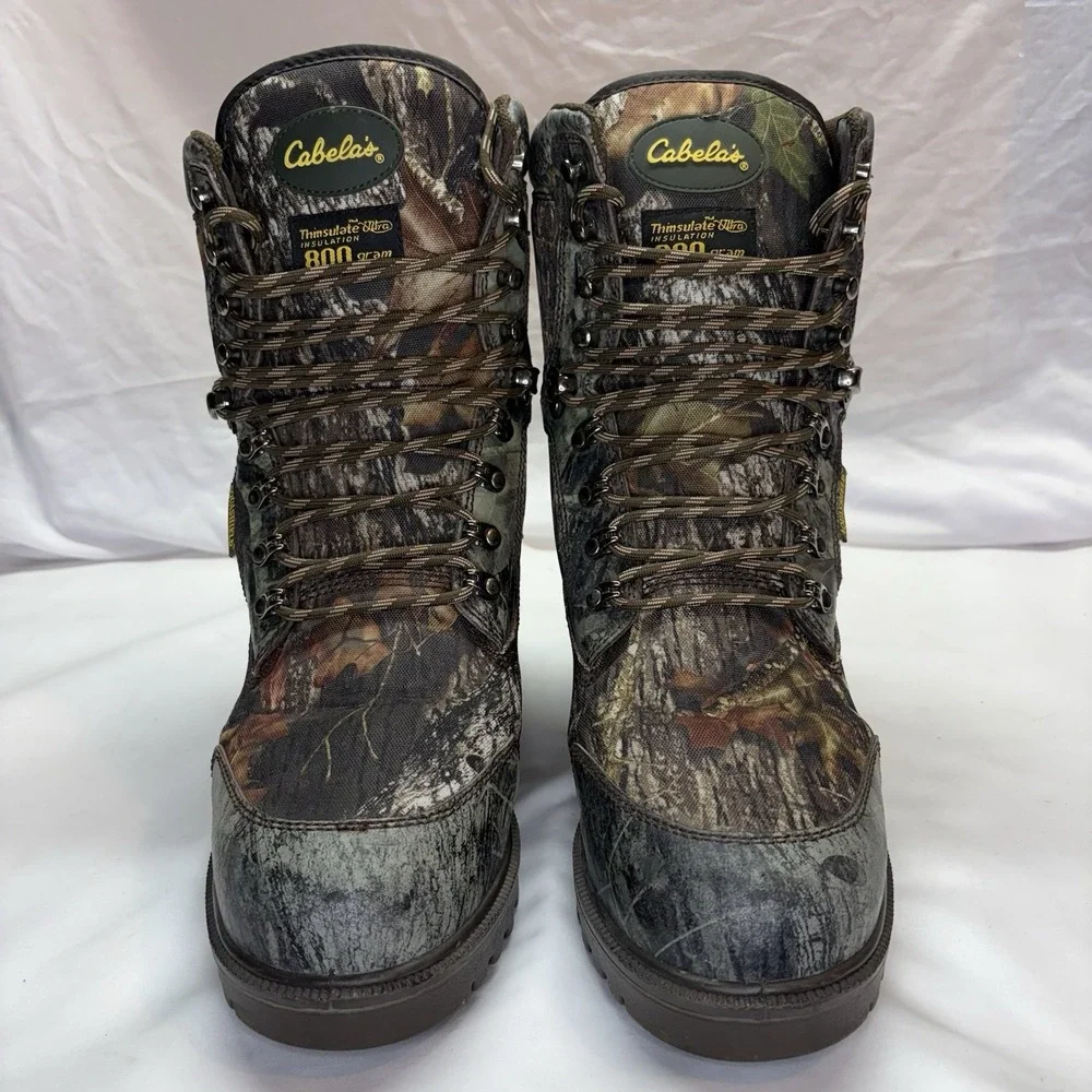 Cabela's Ultra 2000g Thinsulate Inferno Dry-Plus Camo Boots Men's US 11 M 812719
